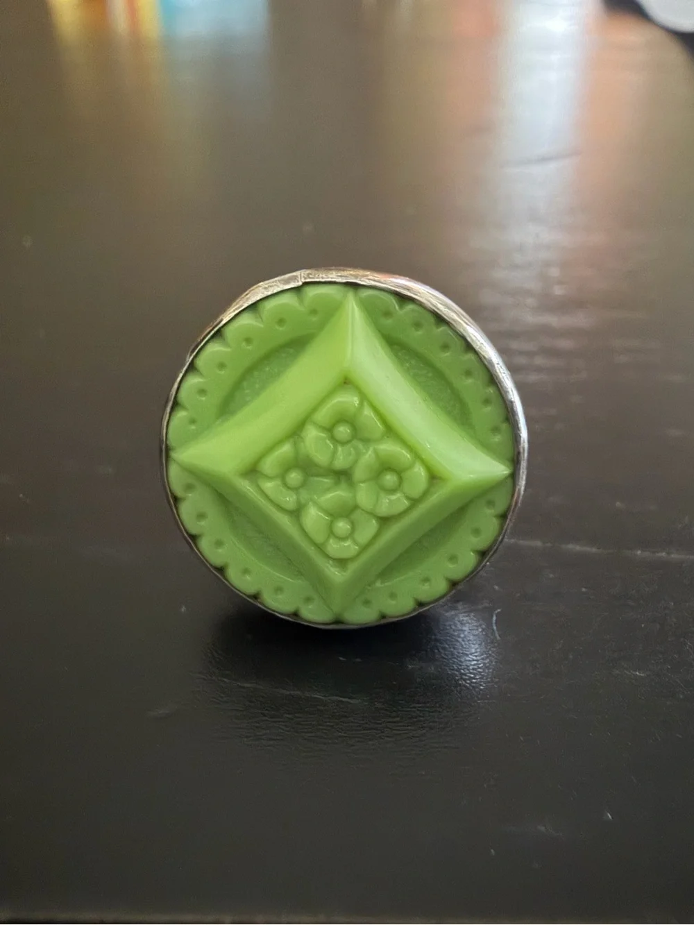 Vintage Button Ring